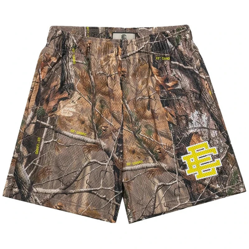 DUKE Shorts "Camo Yellow"