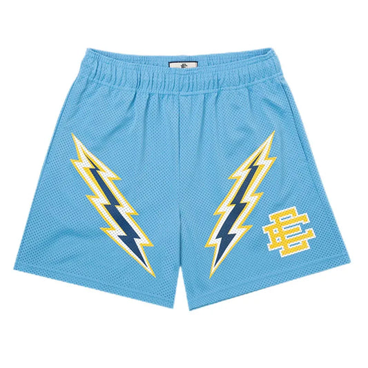 DUKE Shorts "Light Blue Lightning"